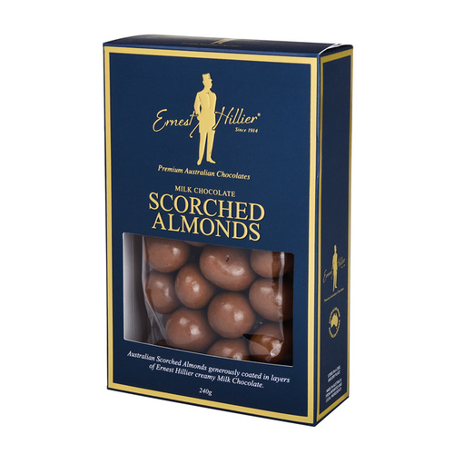 Ernest Hillier Milk Chocolate Scorched Almonds 240g
