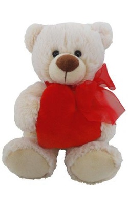 AAA Valentine Cherub Heart Bear 18cm
