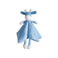 Super soft and cuddly comforter blankie, Colour - Blue -  30cm