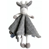 Super soft and cuddly comforter blankie, Colour - Grey -  30cm