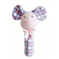 Baby hand held Pink Elephant Squeaker. Great sensitive squeaker making it easy for baby to create noise 15cm