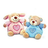 Puffball Teddy Bear - Pink