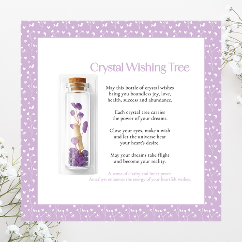 Crystal Wishing Tree - Amethyst