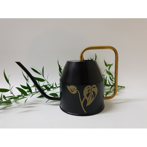 Plant Lovers Watering Can - Black