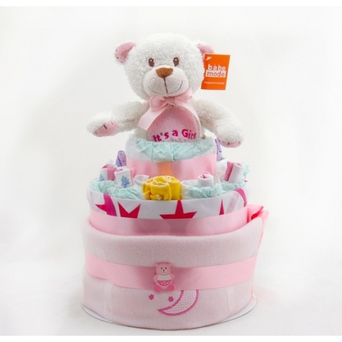 Nappy Cake  Girl - Size Small